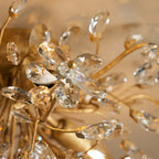Fiora Crystal Floral Flush Mount