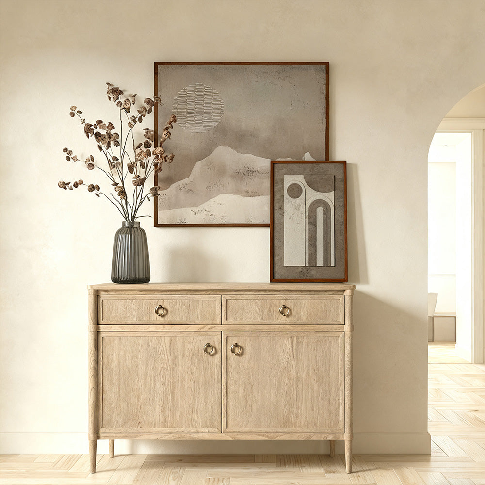 Fraboutiq Double-Door Sideboard with Drawers