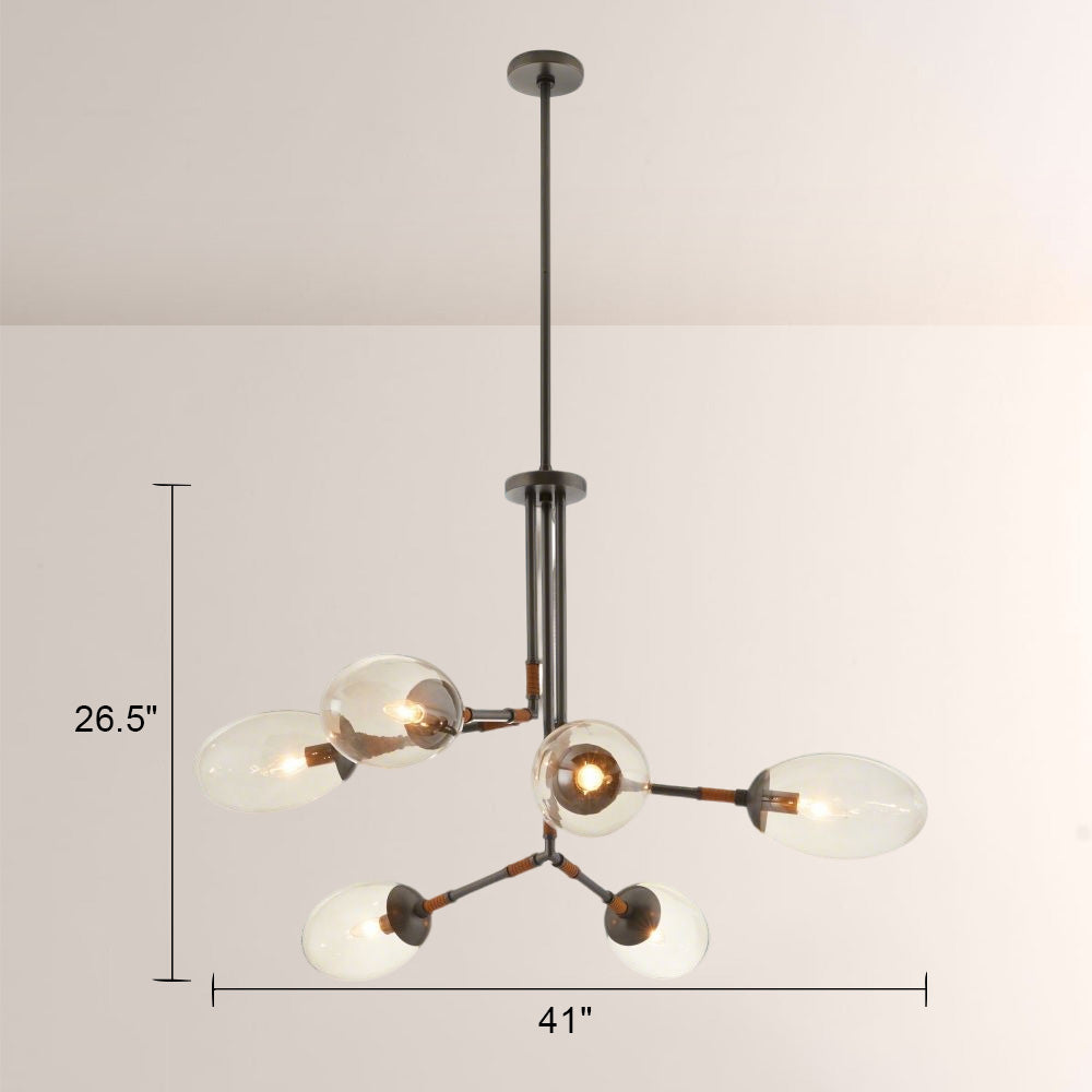Frances Glass Chandelier