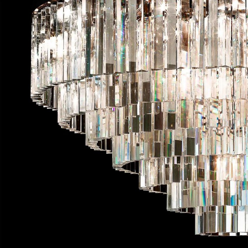 Elegance Crystal Round Chandelier 44"