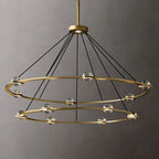 Genius Two-Tier Round Chandelier 60"