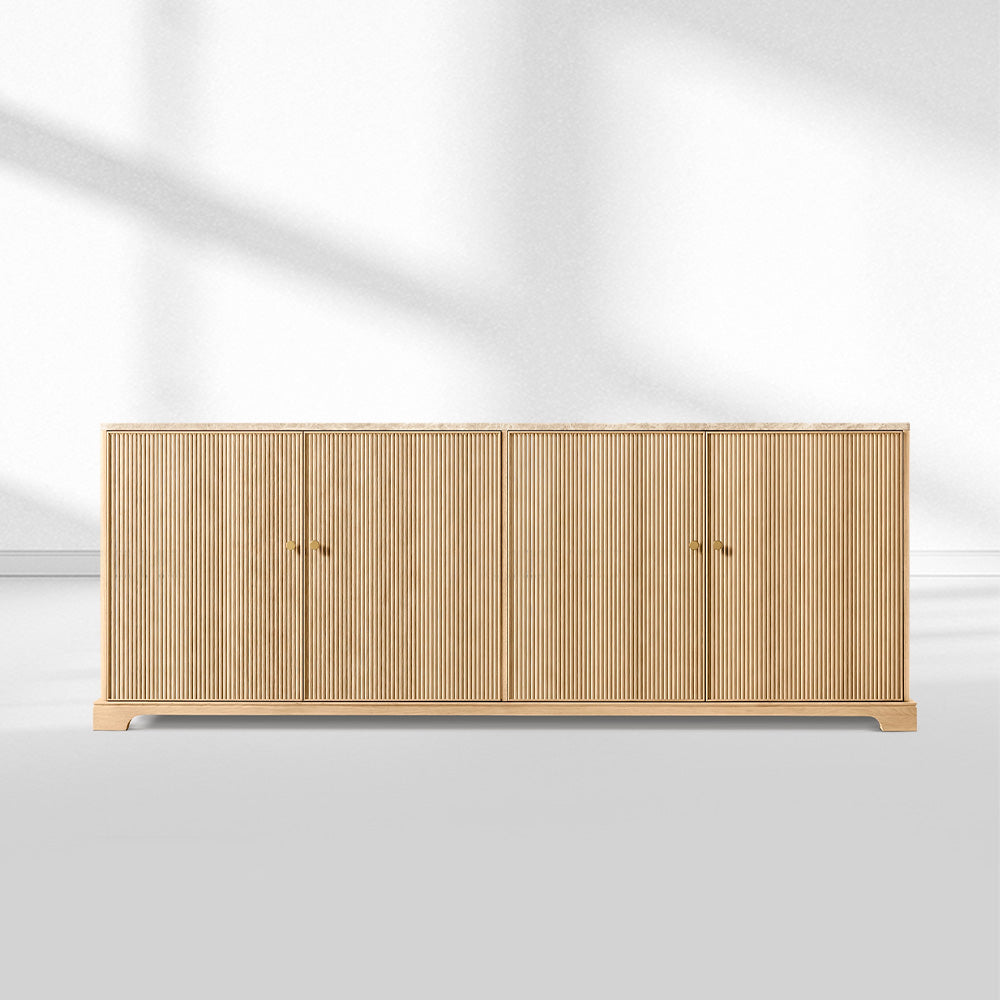 Genprestige Emperador Reeded 4-door Sideboard
