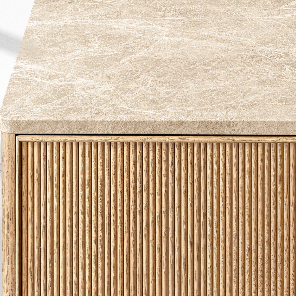 Genprestige Emperador Reeded 4-door Sideboard
