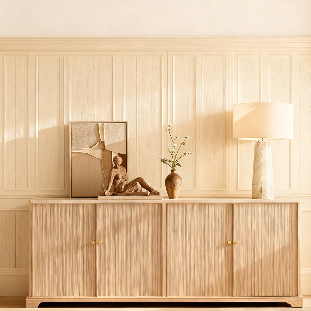 Genprestige Emperador Reeded 4-door Sideboard