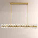 Niko Wine-Glass Rectangular Chandelier 54''