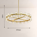 Niko Wine-Glass Round Chandelier 36''48''