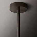 Glass Globe Mobile Six-Arm Chandelier 40"