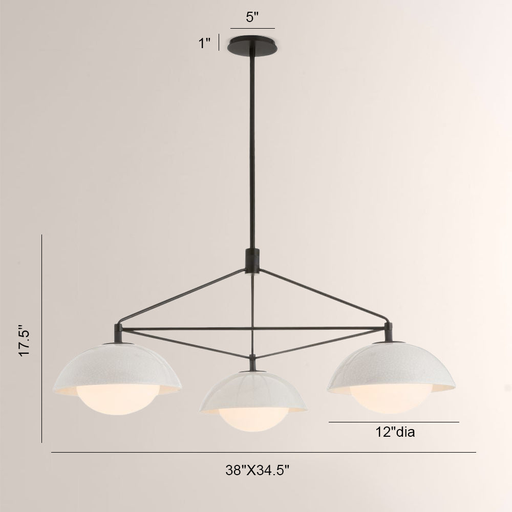Godwin Round Ceramic Chandelier