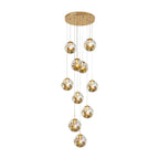 Gold Staircase Chandelier