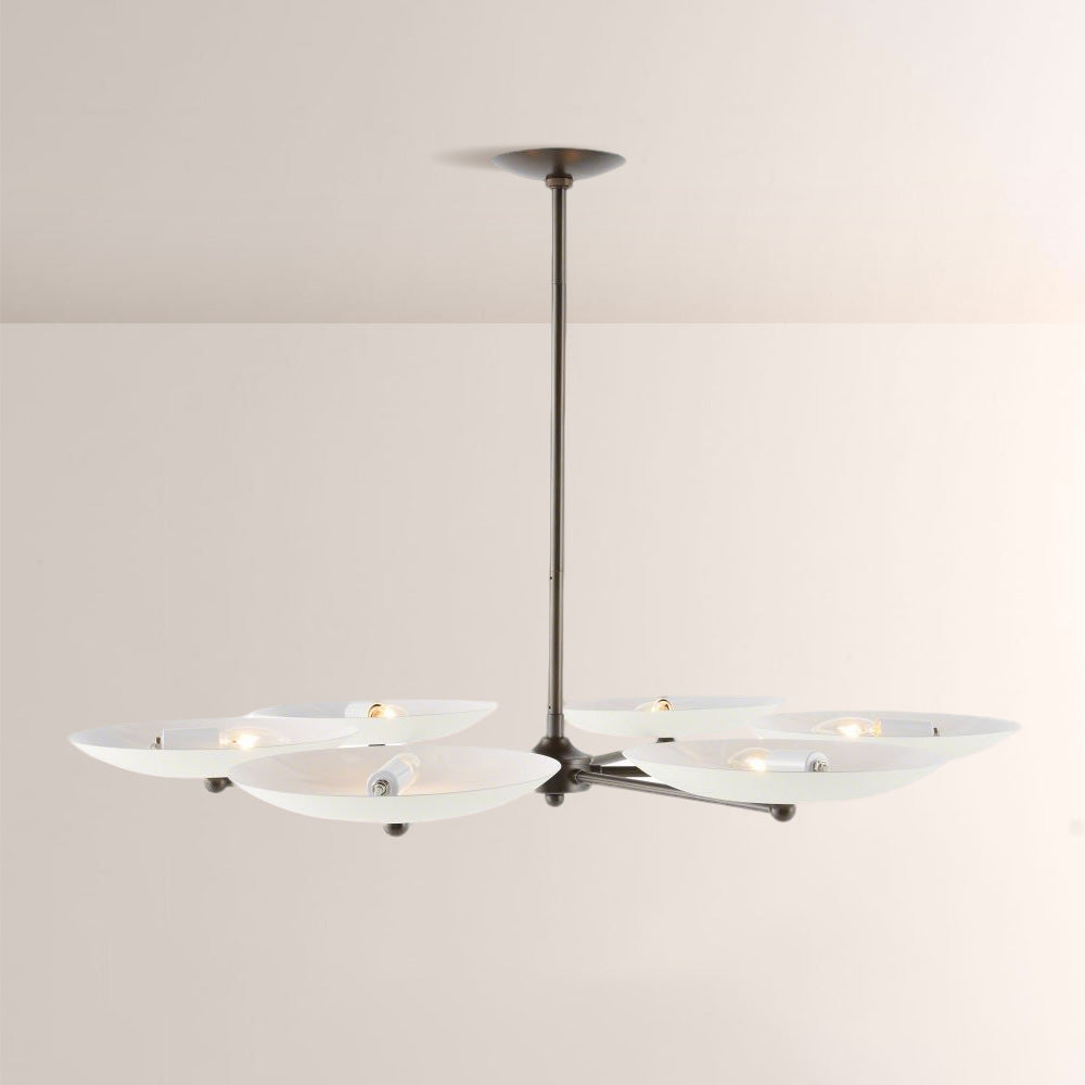 Grant Round Dish-shaped Chandelier