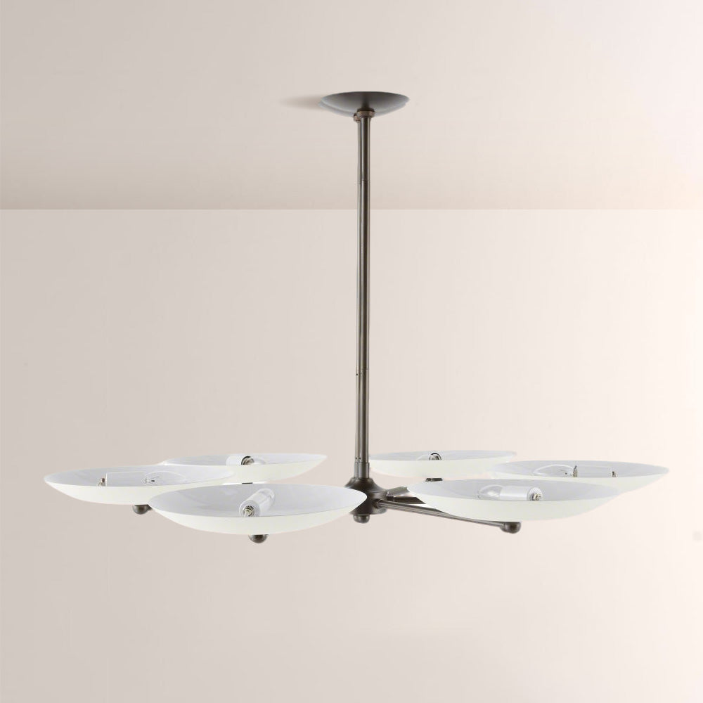 Grant Round Dish-shaped Chandelier