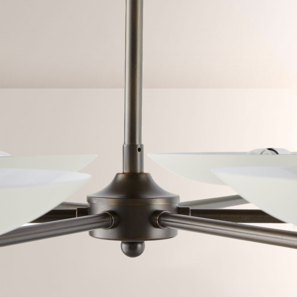 Grant Round Dish-shaped Chandelier