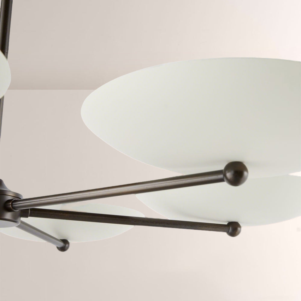 Grant Round Dish-shaped Chandelier