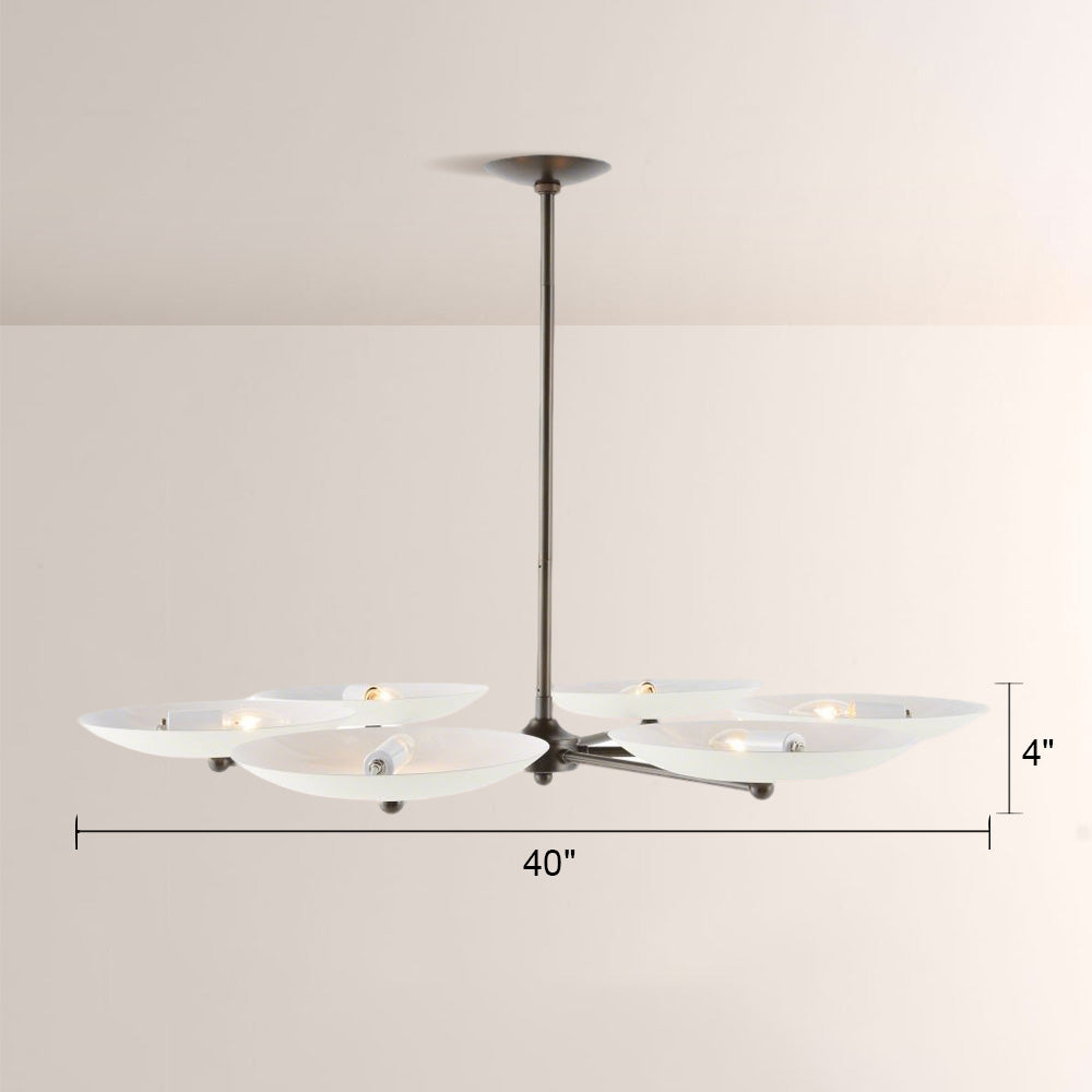 Grant Round Dish-shaped Chandelier
