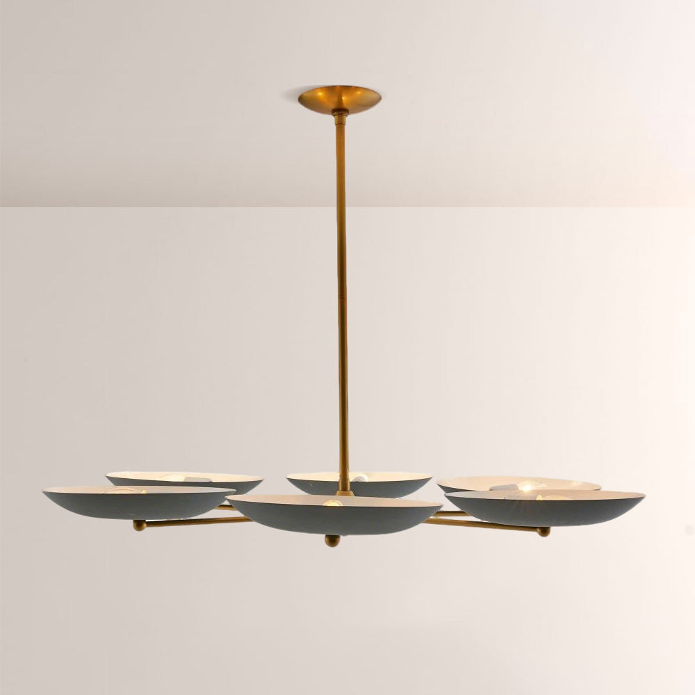 Grant Round Dish-shaped Chandelier