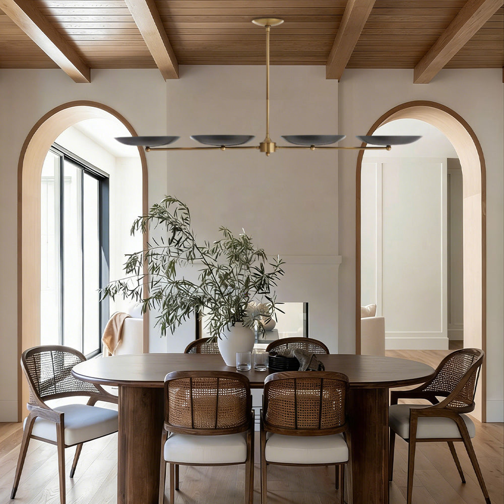 Grant Linear Dish-shaped Chandelier