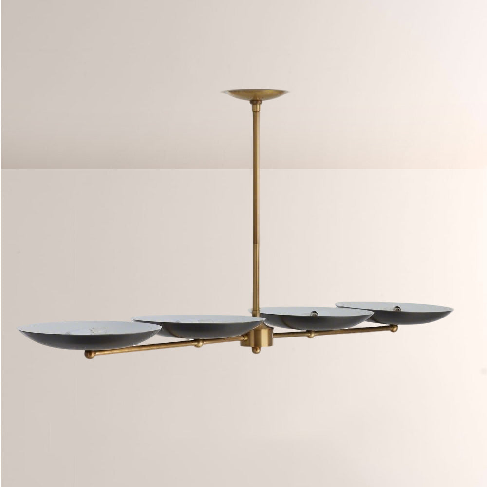 Grant Linear Dish-shaped Chandelier