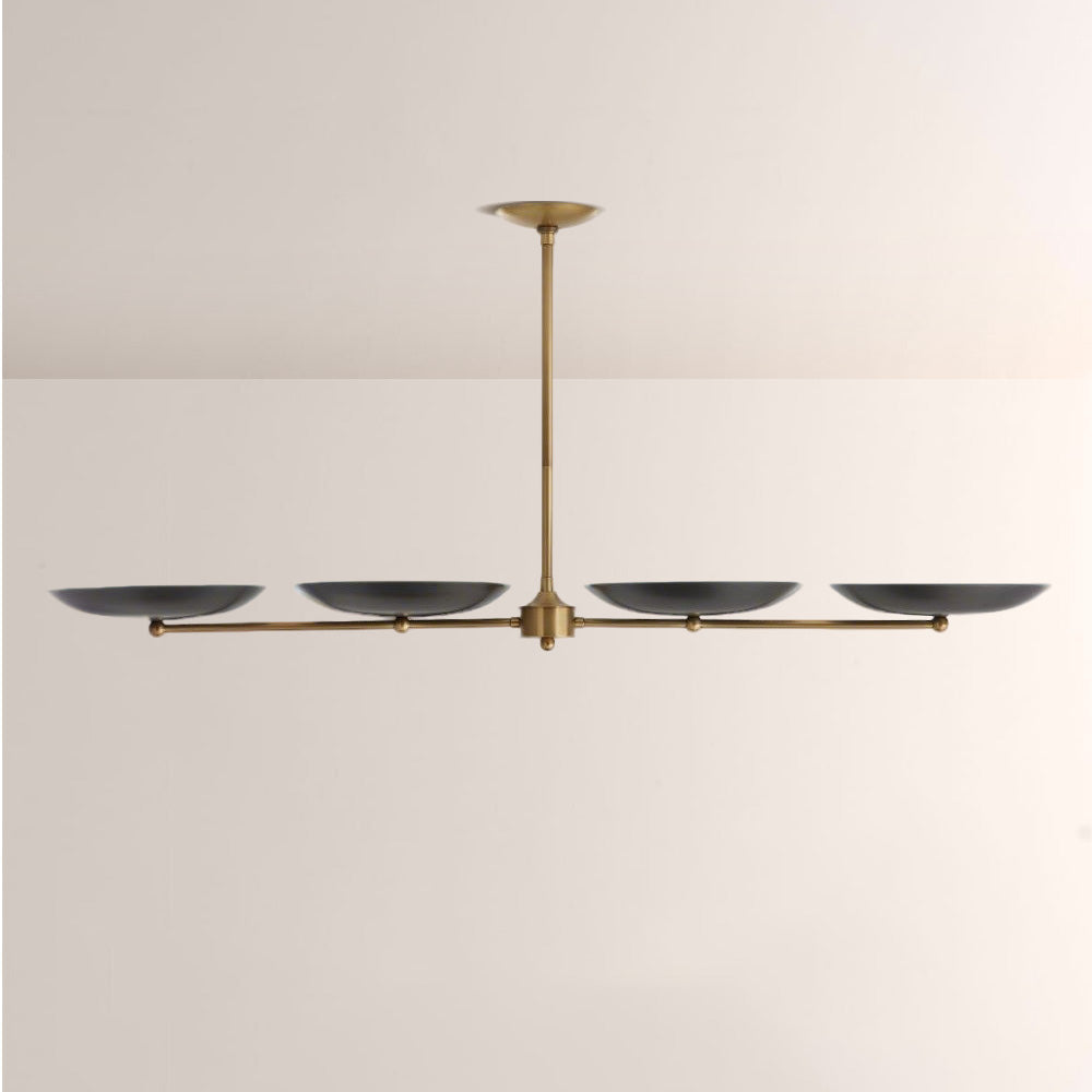 Grant Linear Dish-shaped Chandelier