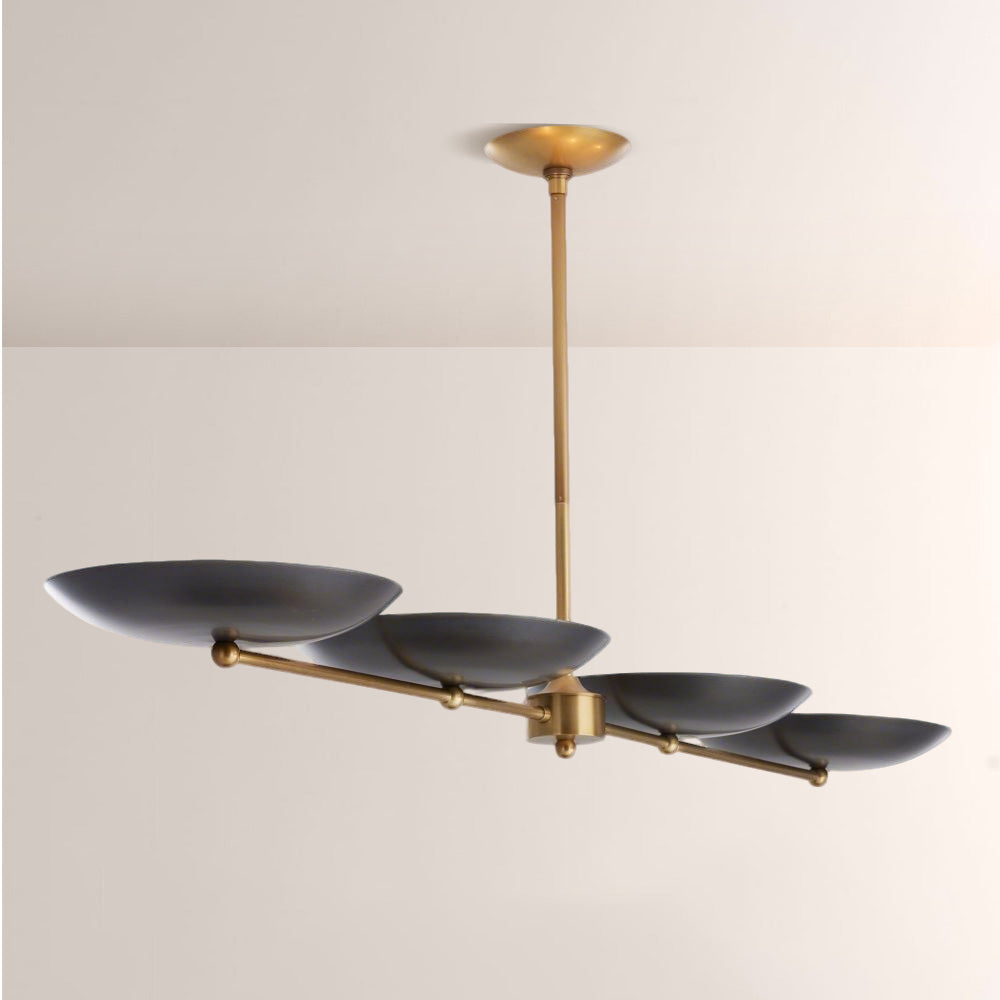 Grant Linear Dish-shaped Chandelier