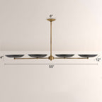 Grant Linear Dish-shaped Chandelier