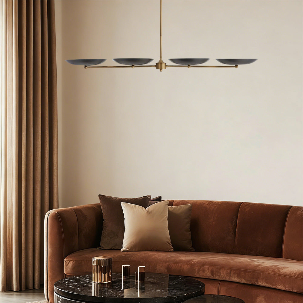 Grant Linear Dish-shaped Chandelier