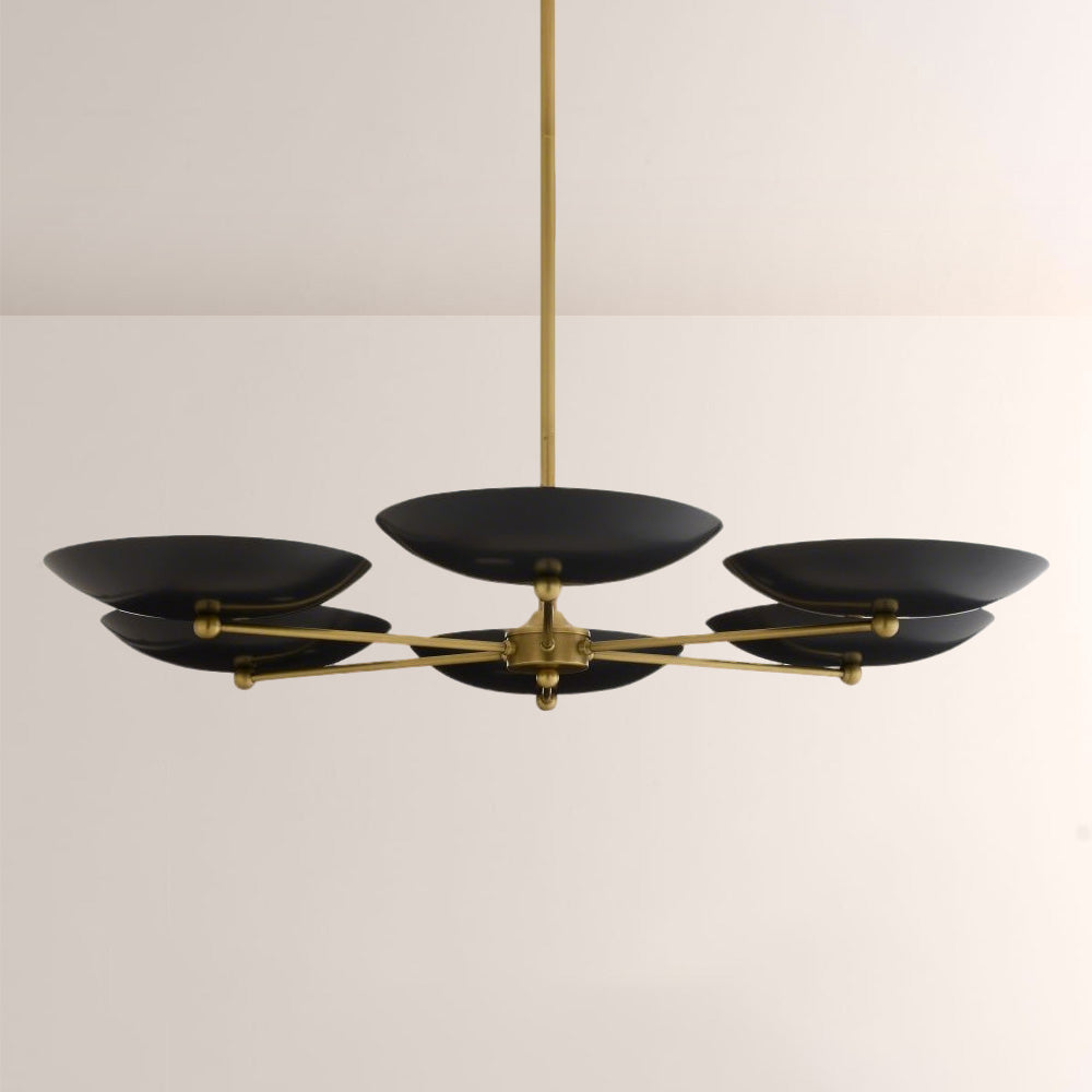 Grant Round Dish-shaped Chandelier