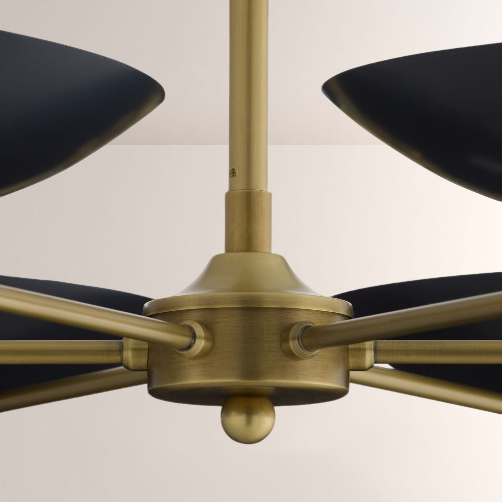Grant Round Dish-shaped Chandelier