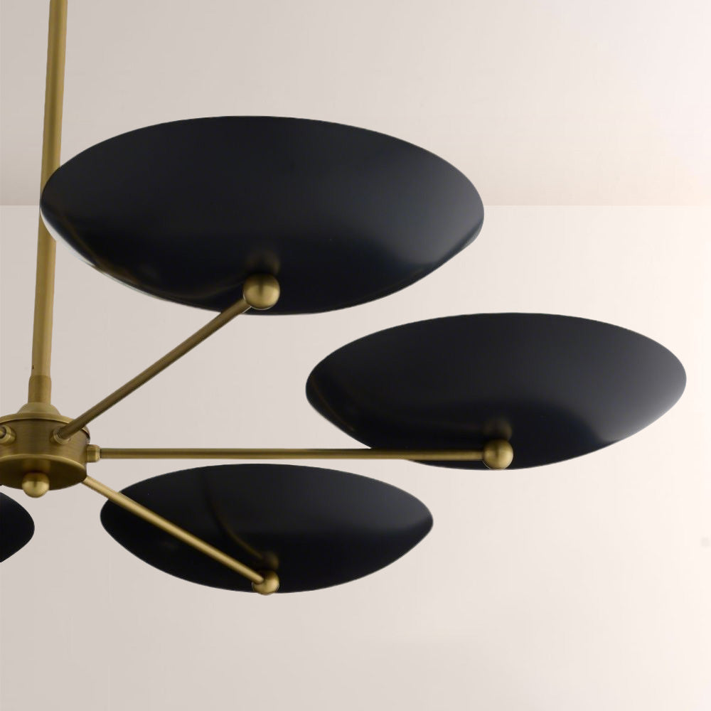 Grant Round Dish-shaped Chandelier