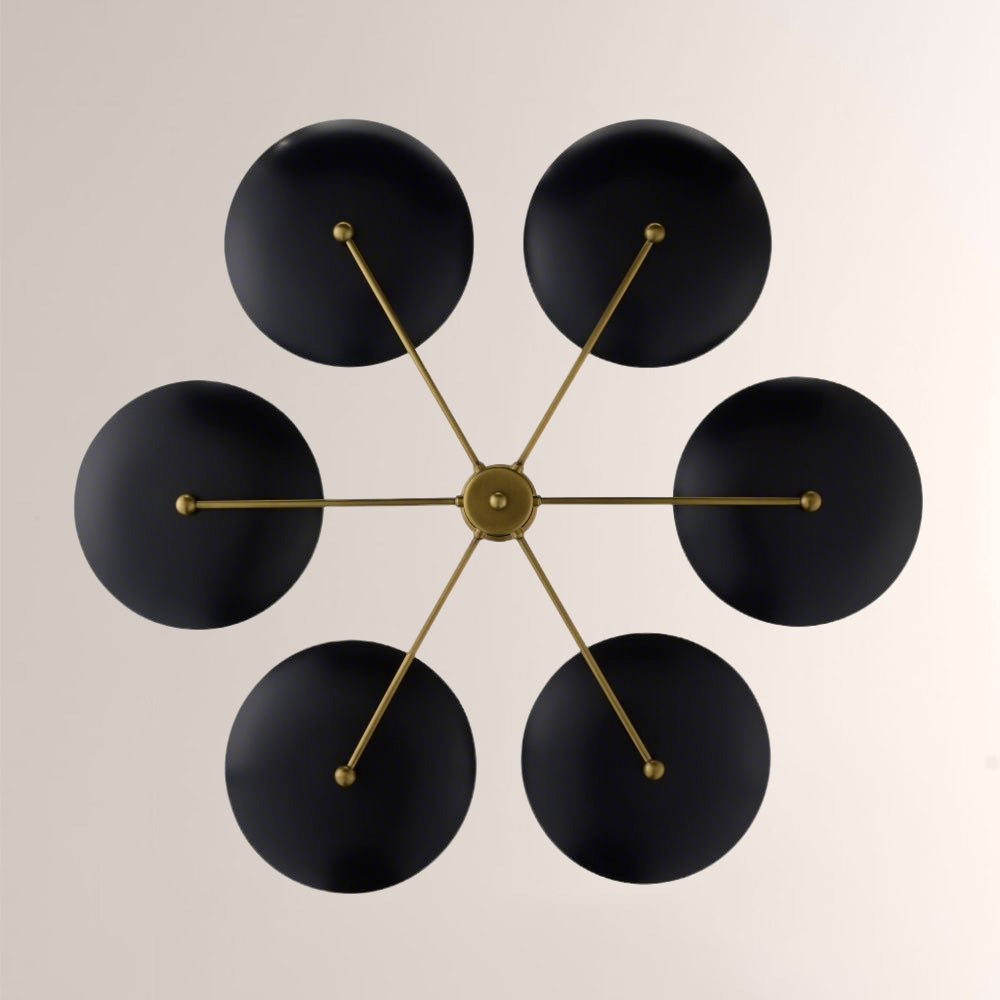 Grant Round Dish-shaped Chandelier