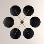 Grant Round Dish-shaped Chandelier