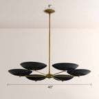 Grant Round Dish-shaped Chandelier