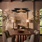 Grant Round Dish-shaped Chandelier