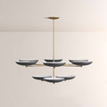 Grant Two Tiered Dish-shaped Chandelier