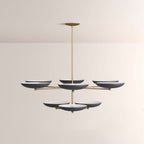 Grant Two Tiered Dish-shaped Chandelier