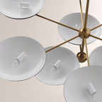 Grant Two Tiered Dish-shaped Chandelier