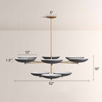 Grant Two Tiered Dish-shaped Chandelier