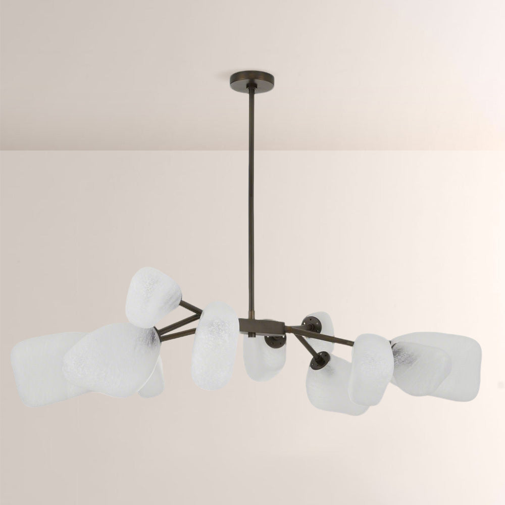 Grote Frosted Glass Chandelier