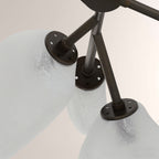 Grote Frosted Glass Chandelier