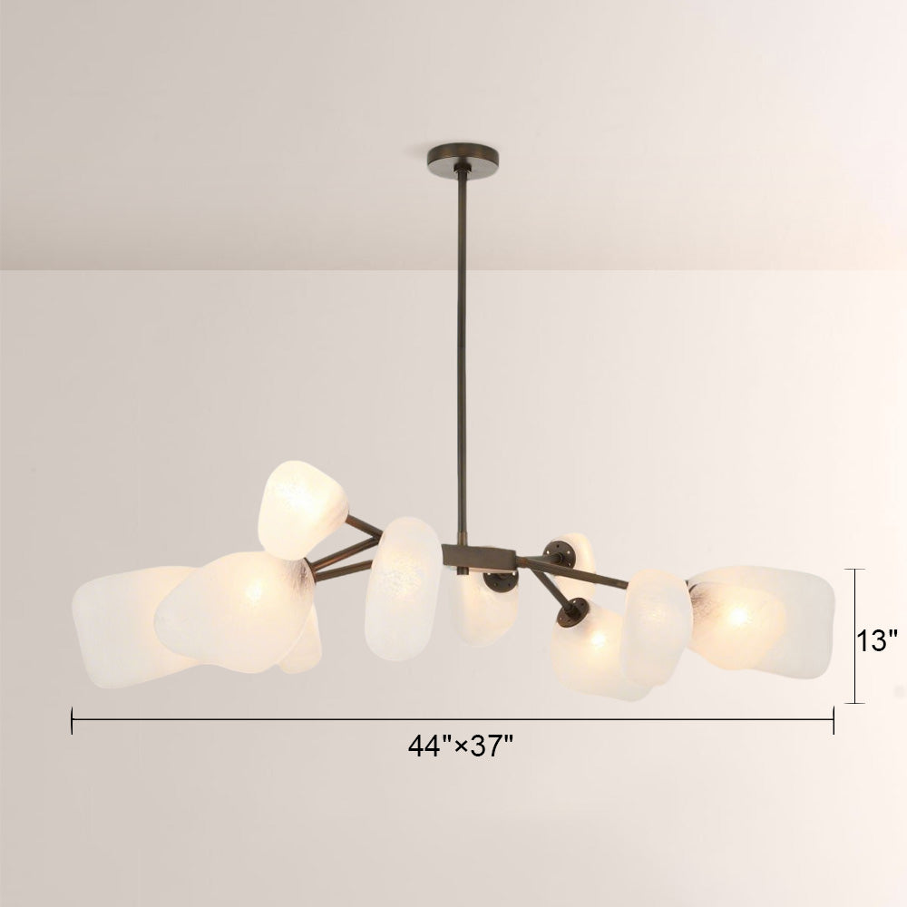 Grote Frosted Glass Chandelier