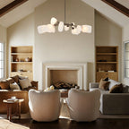 Grote Frosted Glass Chandelier