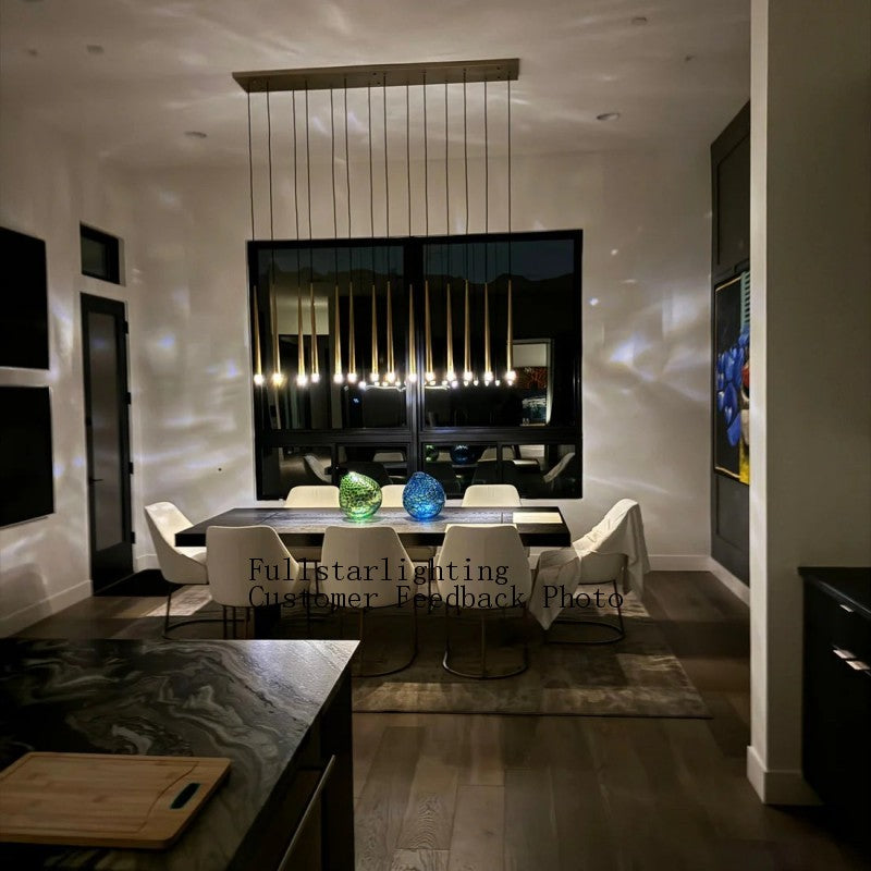 Harry Modern Linear Chandelier 72"