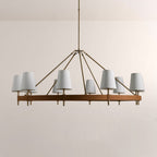 Haven Round Brass Chandelier
