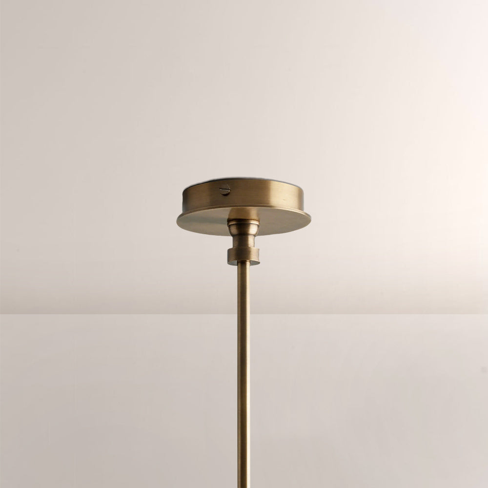 Haven Round Brass Chandelier