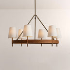Haven Round Brass Chandelier