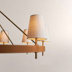 Haven Round Brass Chandelier