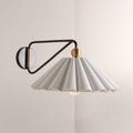 Hayes Pleated Linen Wall Sconce