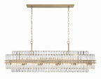 Hayes Rectangular Crystal 16 Light Chandelier