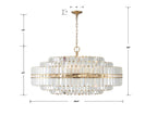 Hayes Round Crystal 32 Light Chandelier