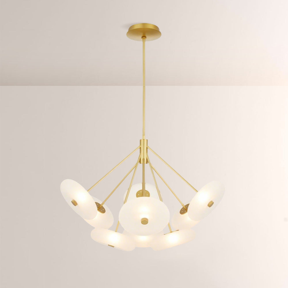 Herbert Round Glass Chandelier