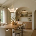 Herbert Round Glass Chandelier